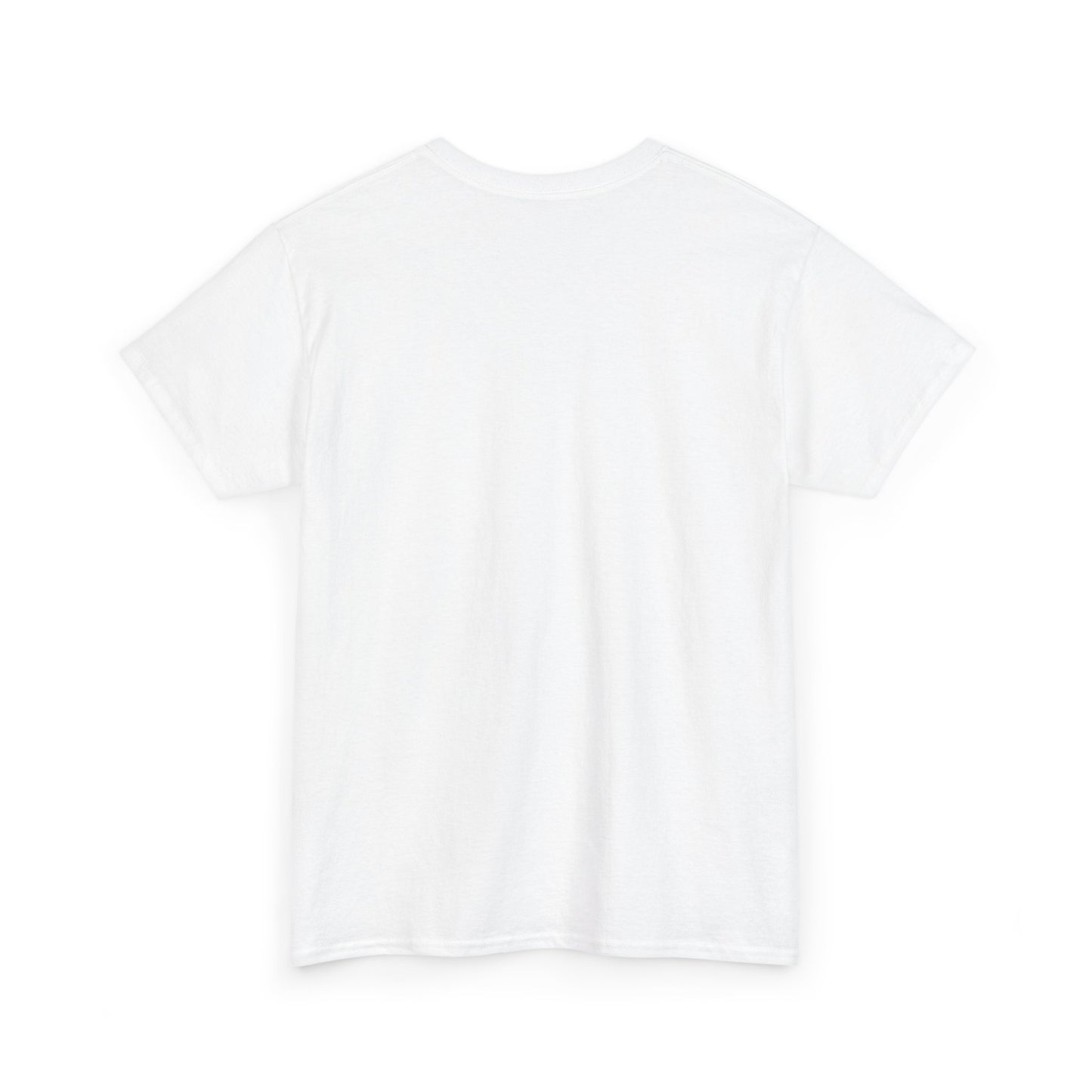 BBQ Stain On A White Unisex T-Shirt