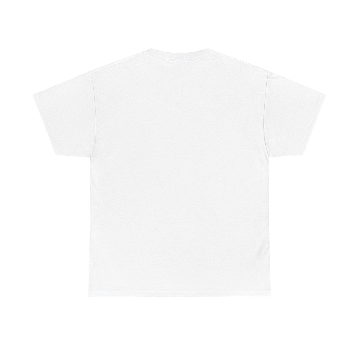 BBQ Stain On A White Unisex T-Shirt