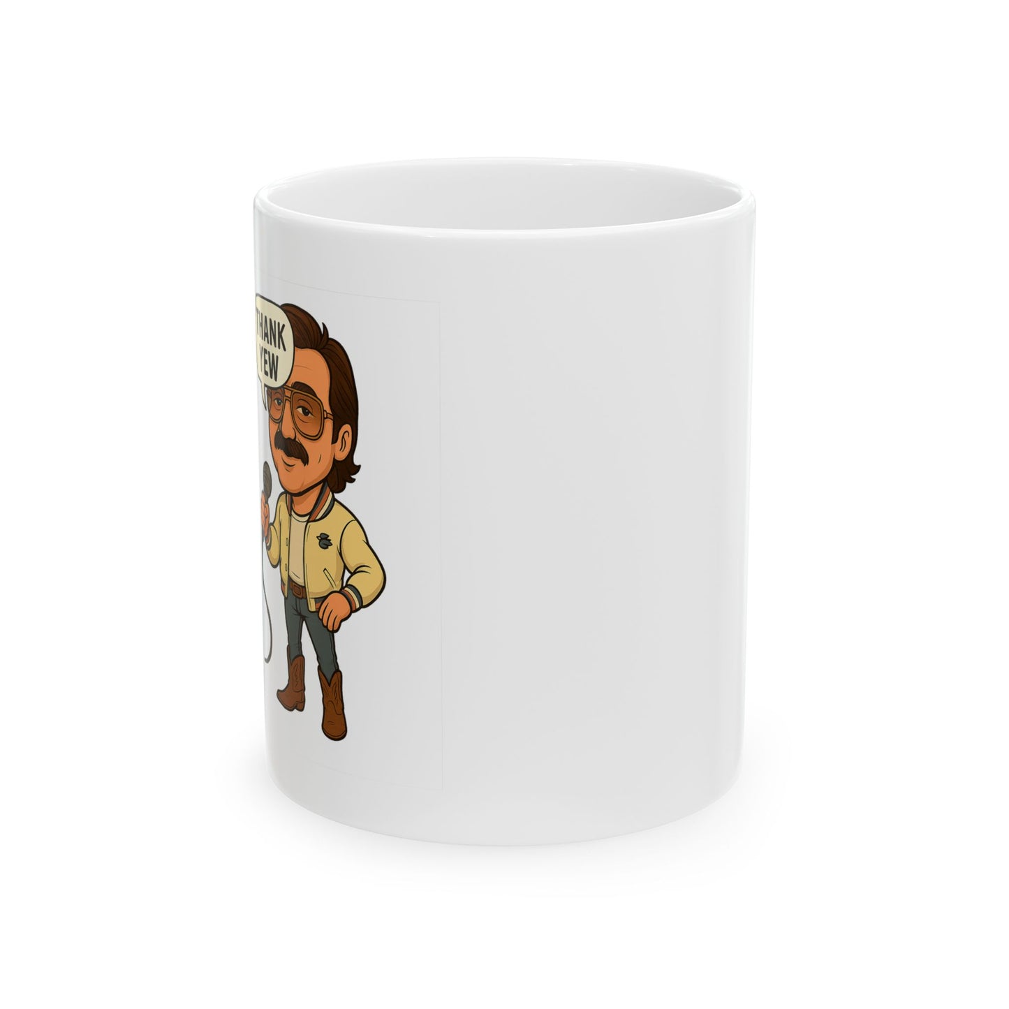 Thank Yew Ceramic Mug, (11oz, 15oz)