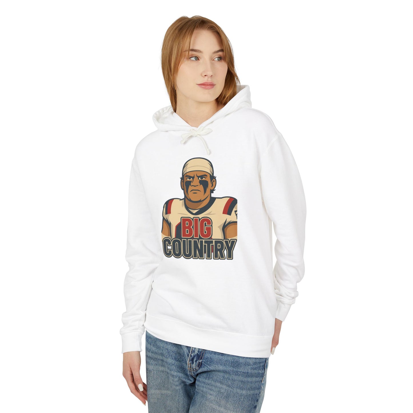 Big Country Unisex Lightweight Hooded Sweatshirt - Casual Hoodie for Sports Fans, Comfortable Gift, Everyday Wear, Cozy Apparel